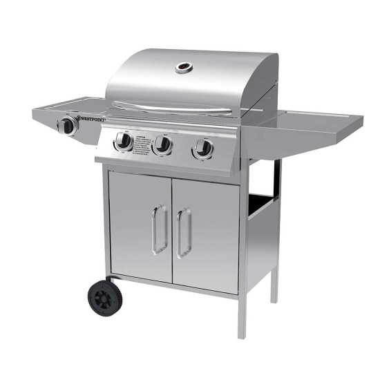 WBBQH-3119GI 3+1 BURNERS WESTPOINT BBQ STAINLESS
