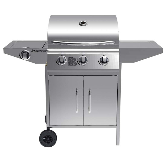 WBBQH-3119GI 3+1 BURNERS WESTPOINT BBQ STAINLESS