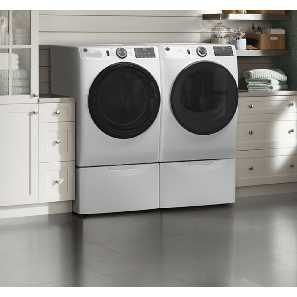 GFD55ESSNWW 7.8 Cuft. Sécheuse Electrique Intelligente à Chargement