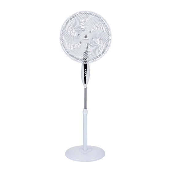 16' STAND FAN FULL PLASTIC ROUND BASE