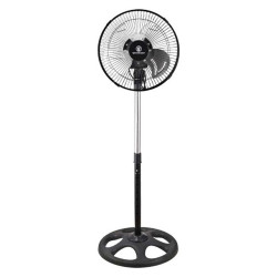 Ventilateur sur Pied de 10 pouces avec Base Ronde - Noir par Westpoint