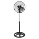 Ventilateur sur Pied de 10 pouces avec Base Ronde - Noir par Westpoint