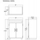 Merchandiser Vertical  Freezer With 2 Glass Doors