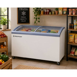 11cuft Sliding Window Chest Freezer White Westpoint