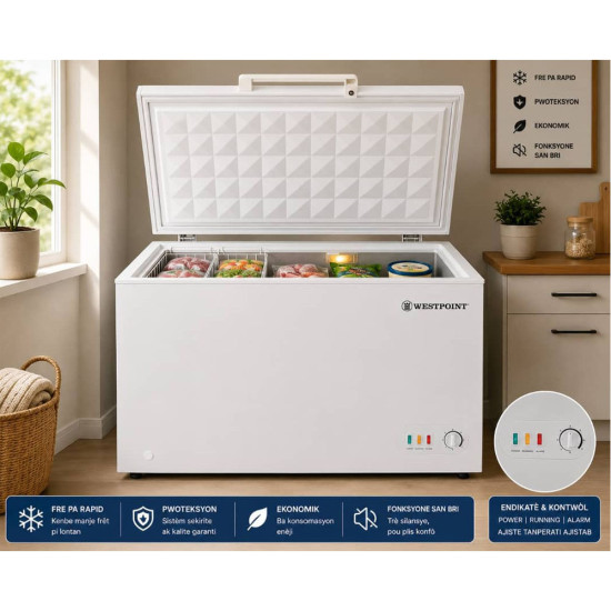 WBEQ-4021.E.1 13CUFT FREEZER CHEST WHITE