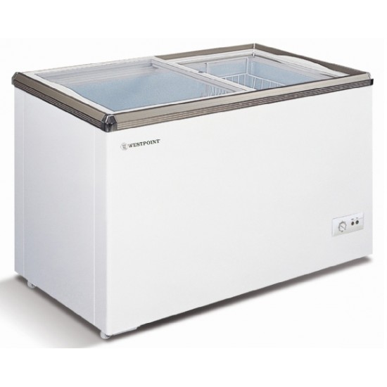 WBX427.S.1 - Congélateur de 14cuft à Couvercle Coulissante type Coffre de Couleur Blanche Westpoint