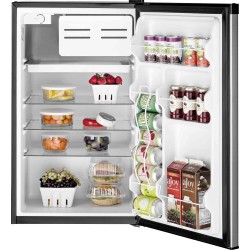 4 Cuft 1 Door Manual Stainless Compact Refrigerator General Electric
