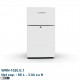 3cu ft/ 86L Defrost Compact Refrigerator White 2 Doors Westpoint