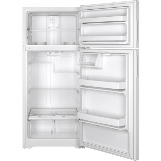 GPE16DTHWW - ENERGY STAR® 15.5 Cu. Ft. Recessed Handle Top-Freezer Refrigerator GPE16DTHWW - ENERGY STAR® 15.5 Cu. Ft. Recessed Handle Top-Freezer Refrigerator
