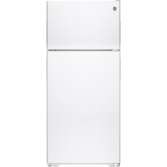 GPE16DTHWW - ENERGY STAR® 15.5 Cu. Ft. Recessed Handle Top-Freezer Refrigerator GPE16DTHWW - ENERGY STAR® 15.5 Cu. Ft. Recessed Handle Top-Freezer Refrigerator
