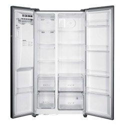 Réfrigérateur-distributeur à deux portes côte à côte de 18 pieds Cube- Acier Inoxydable par Westpoint