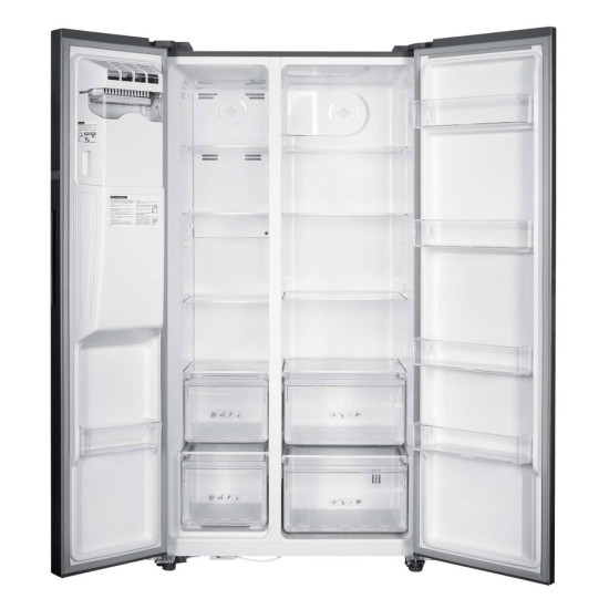 Réfrigérateur-distributeur à deux portes côte à côte de 18 pieds Cube- Acier Inoxydable par Westpoint