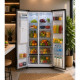 Réfrigérateur-distributeur à deux portes côte à côte de 18 pieds Cube- Acier Inoxydable par Westpoint