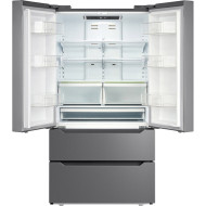 Réfrigérateur sans givre de 22,5 Pieds Cube avec Congélateur en bas à 4 Portes en Acier Inoxydable de Westpoint