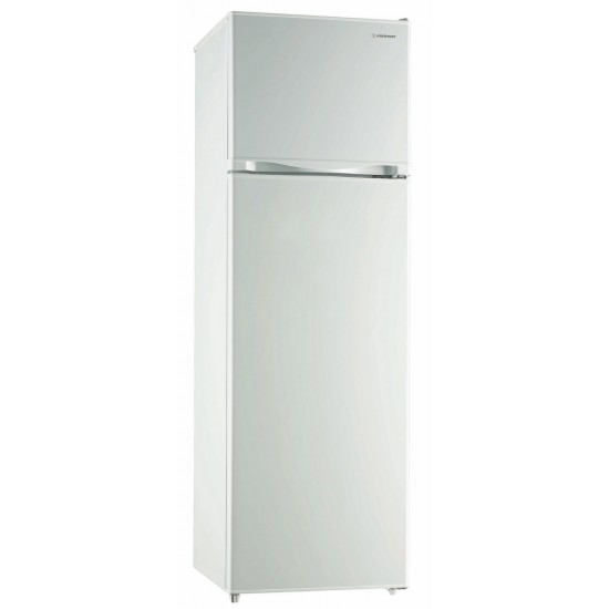 Réfrigérateur Solaire de 9pi³/ 260L Blanc de 2 Portes - Froid Statique + Contrôleur de Charge Westpoint