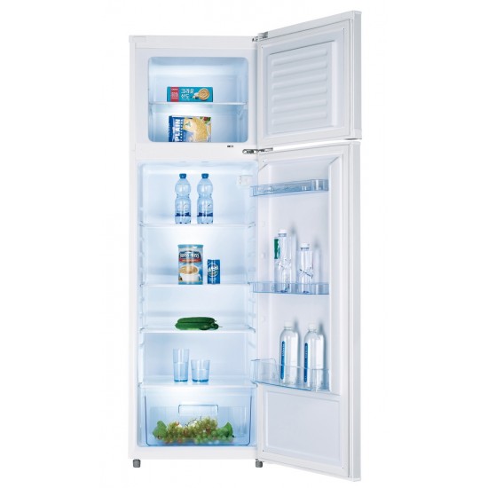Réfrigérateur Solaire de 9pi³/ 260L Blanc de 2 Portes - Froid Statique + Contrôleur de Charge Westpoint