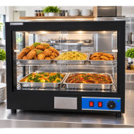 WWSF-8722.1 - Vitrine Chauffante en Verre Courbé par Westpoint