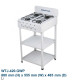 Cuisinière à Gaz Propane de 4 Foyers Monté sur Pieds Westpoint