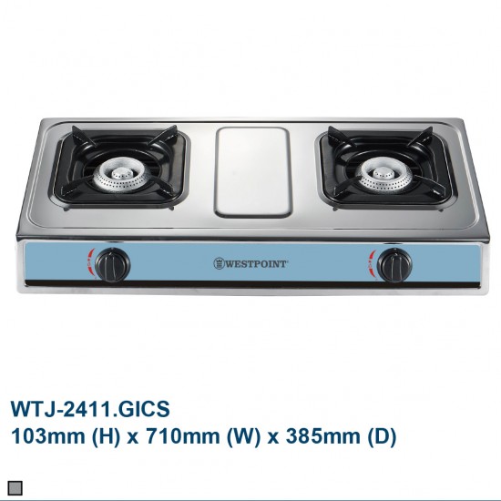 Cuisinière au Gaz Propane à Allumage Automatique à 2 Brûleurs en Fonte Westpoint