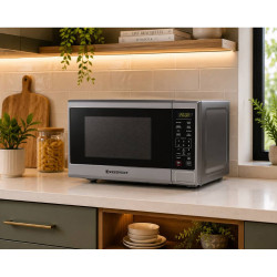 Micro-Ondes Numérique 31 L 1000 W - Argenté par Westpoint