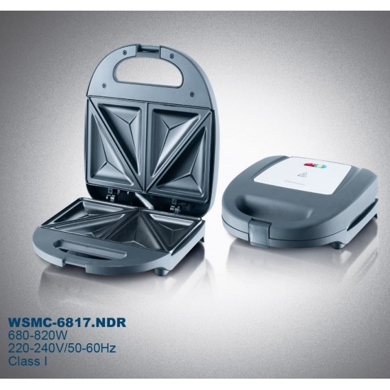 Sandwich Maker 680-820W 110V/60HZ Black Westpoint