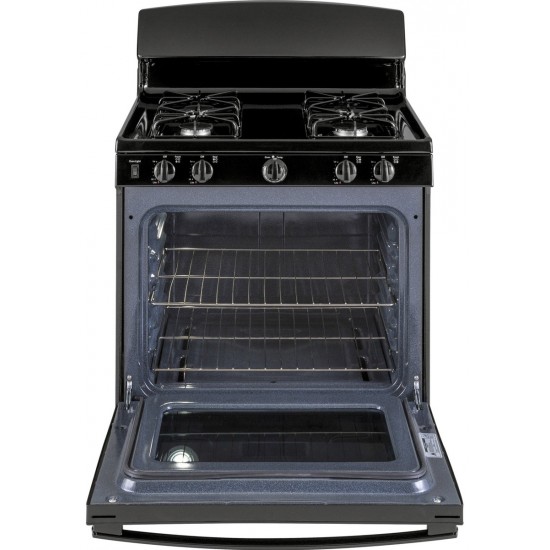 JGBS30DEMBB - GE® 30" Free-Standing Gas Range - Black