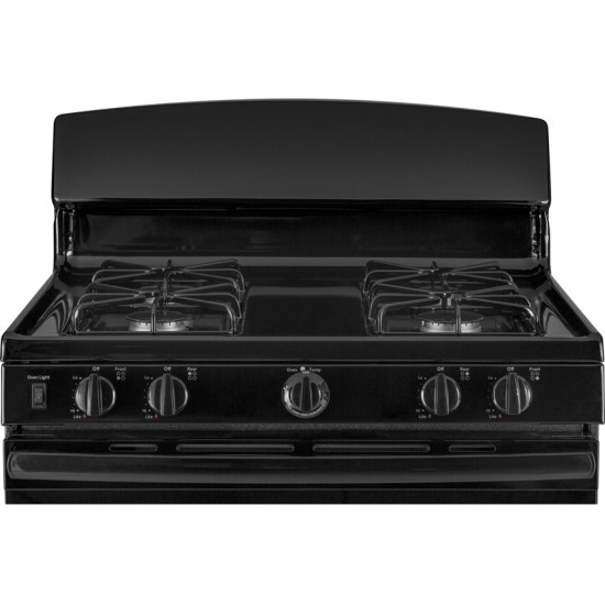 JGBS30DEMBB GE® 30" FreeStanding Gas Range Black