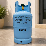 Tank Gaz Propane Vide 25lbs, Tête Vissée