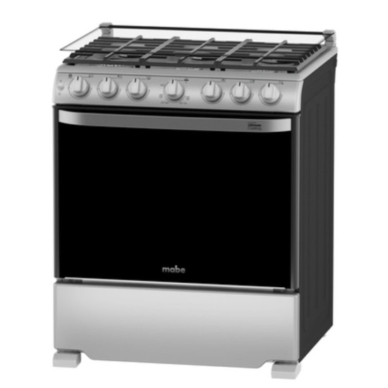 Cuisinière à Gaz Mabe 30" avec Vitre - Argent par Mabe