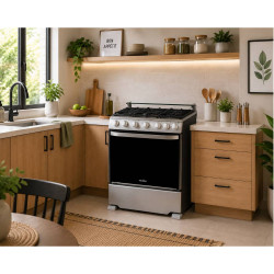 Cuisinière à Gaz Mabe 30" avec Vitre - Argent par Mabe