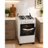 Cuisinière à Gaz de 20" Blanc 4 Foyers avec Couvercle en Verre Westpoint