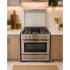 Cuisinière à Gaz 30" Inox de 5 Foyers à Allumage Automatique Couvercle en Verre Westpoint