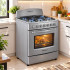 Cuisinière à Gaz 30 Pouces à 6 Brûleurs- Inoxydable par Westpoint