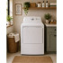 GTD33EASKWW - GE® 7.2 cu. ft. capacity aluminized alloy drum electric dryer
