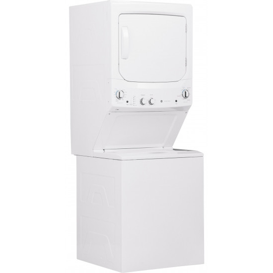 GUD27ESSJWW - GE Unitized Spacemaker® 3.2 DOE cu. ft. Washer and 5.9 cu. ft. Electric Dryer