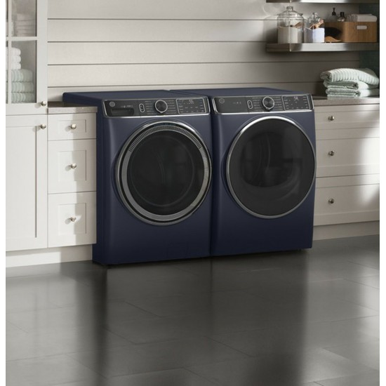 GFW850SPNRS - GE® 5.0 Cu.ft. Capacity Smart Front Load ENERGY STAR® Steam Washer with Smart Dispense™ Ultra Fresh Vent System with Odor Block™ and Sanitize + Allergen - Sapphire Blue