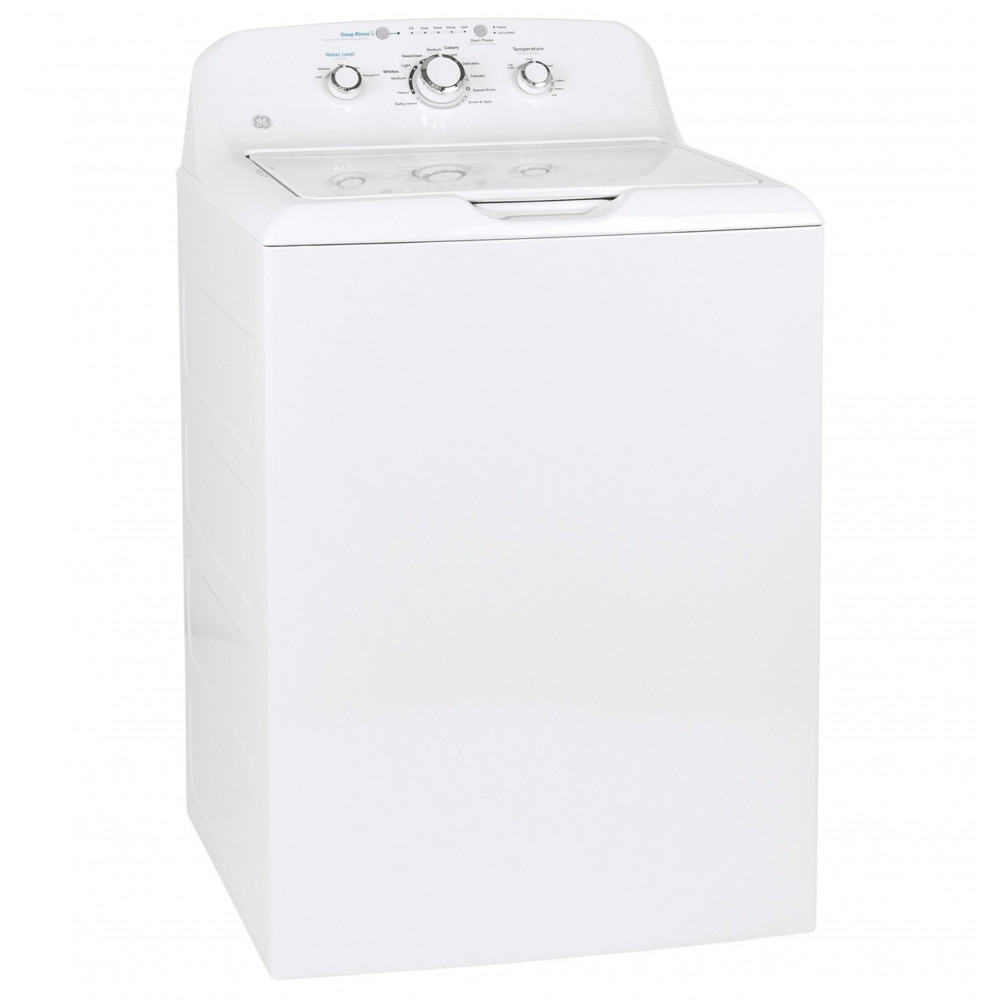 GTW335ASNWW GE® 4.2cuft Capacity Washer with Stainless Steel Basket