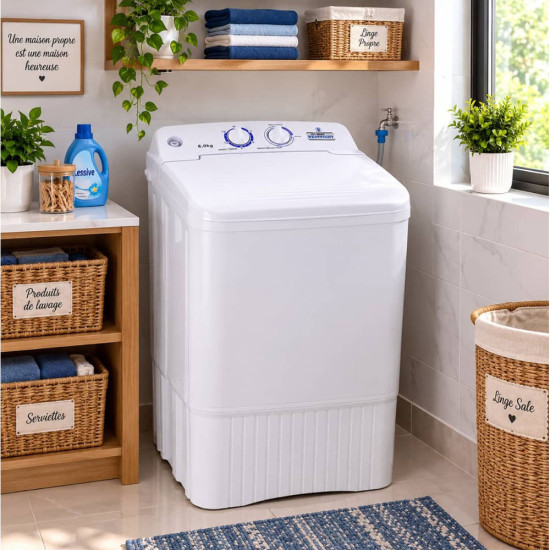WSTX-615.1 - Lave-Linge Monotube de 6KG 110V/ 60HZ Westpoint
