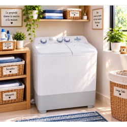  WTX-717.1 - Machine à laver Twin Tub 7 kg WESTPOINT