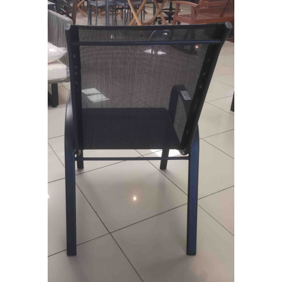 YL Leisure - Chaise d'extérieur Noir	