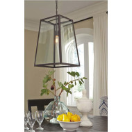 Danyale Lampe Suspendue - Transparent/Noir par Ashley Furnitures