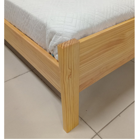 Full Bed Made With Wood - Clear