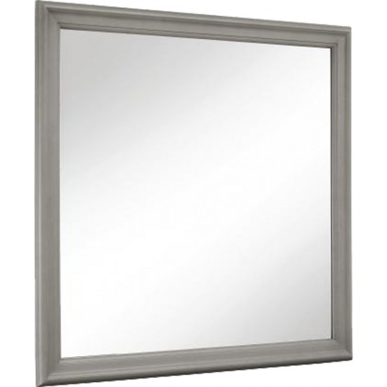 B394 - Kordasky Jeu de Chambre à Ccoucher Traîneau 5 Pièces Queen Size (1 Lit - 1 Commode - 2 Tables de Chevet - 1 Miroir) - Gris par Ashley Furniture