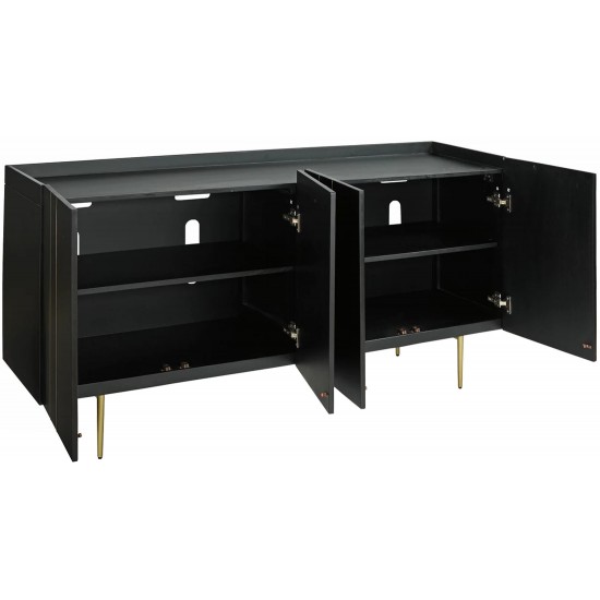 A4000260 - Brentburn Meuble d'Appoint - Noir/Or par Ashley Furniture