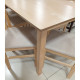 Dinette Cocco de 7 Pièces (1 Table et 6 Chaises avec Coussins) - Naturel