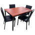 Jeu de Table à Manger 5 Pièces (1 Table - 4 Chaises)