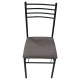 Dinette Hester 5 Pièces (1 Table- 4 Chaises) - Marron