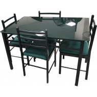 DS25072 - Dinette de 5 Pièces (1 Table -  4 Chaises)