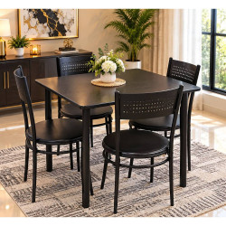 DS26252 - Dinette de 5 Pièces (1 Table + 4 Chaises)