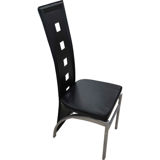 DS26313 - Dinette de 7 Pièces  (1 Table en Vitre - 6 Chaises)